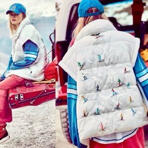 Free People Movement “In a bubble” puffer vest XL NEW